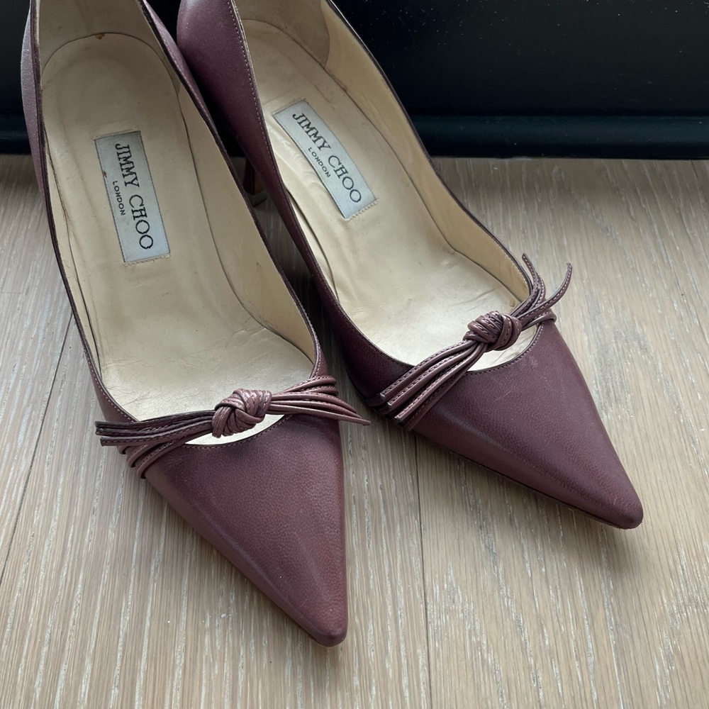 Jimmy Choo Kitten Heel with Knot Detail